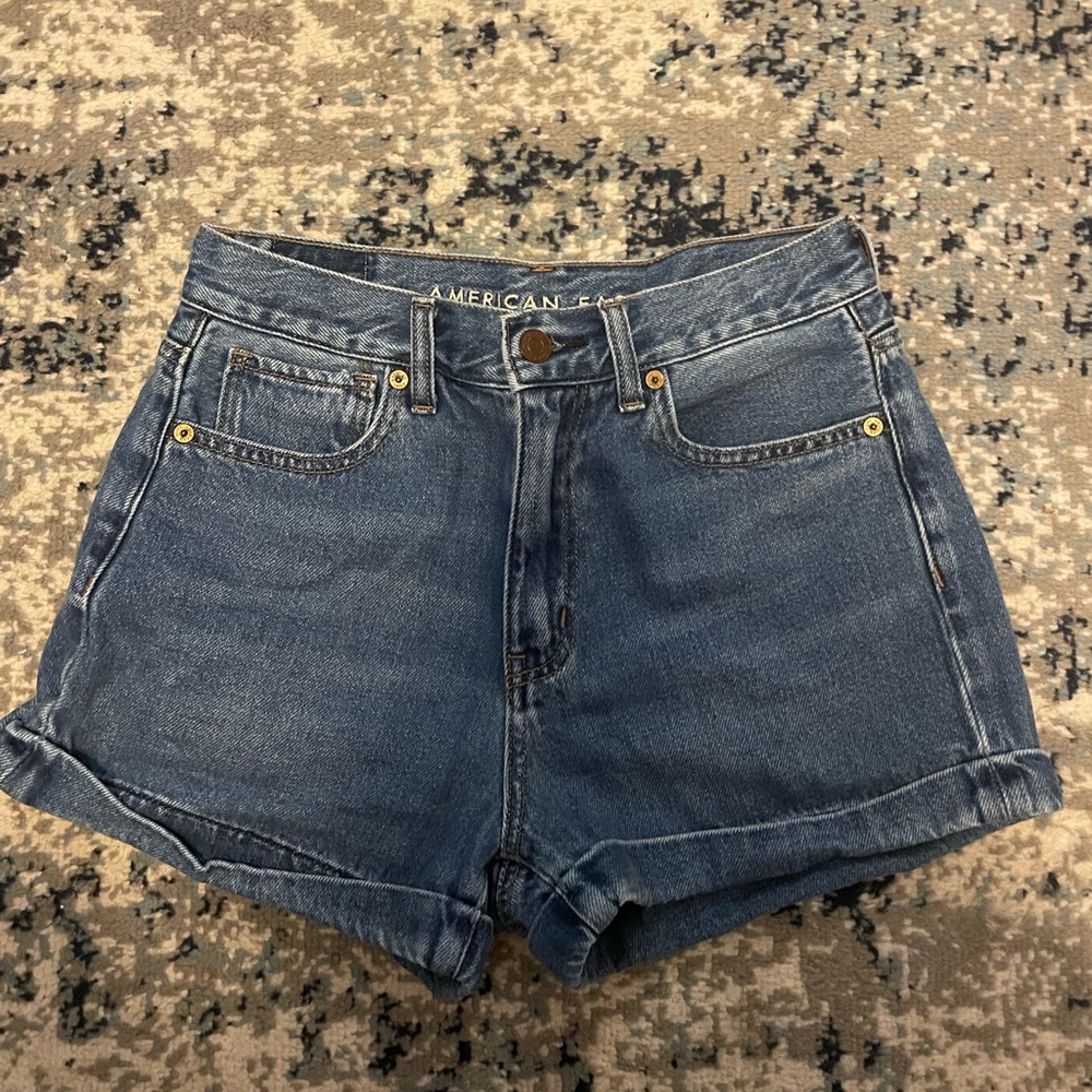 American Eagle Denim Mom Shorts